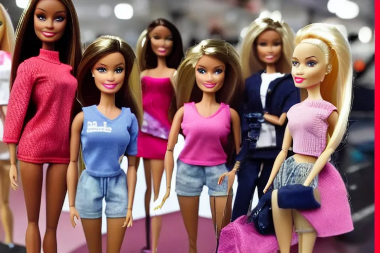 Prompt: news : barbie killed people in the mall, news, bbc news