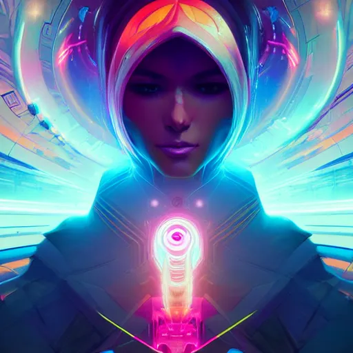 Image similar to a netrunner vortex, vaporwave aesthetic, colorful, psychedelic, digital painting, artstation, concept art, smooth, sharp focus, illustration, art by artgerm and greg rutkowski and alphonse mucha