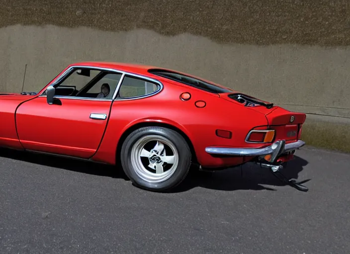 Prompt: 1970 Datsun 240Z by Ken Sugimori