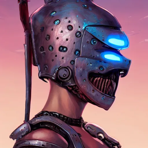 Image similar to cyberpunk viking helmet mask warrior goddess robot ninja fantasy, art gta 5 cover, official fanart behance hd artstation by jesper ejsing, by rhads, makoto shinkai and lois van baarle, ilya kuvshinov, ossdraws