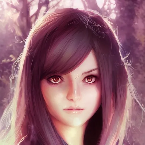 Image similar to portrait anime elven sorceress, cute - fine - face, pretty face, realistic shaded perfect face, fine details. anime. realistic shaded lighting by ilya kuvshinov giuseppe dangelico pino and michael garmash and rob rey, iamag premiere, aaaa achievement collection, elegant, fabulous, eyes open in wonder