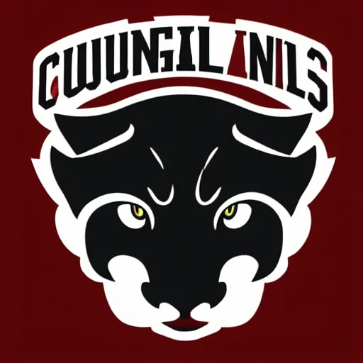 Image similar to a cougar logo for nfl team