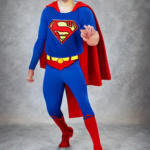 Prompt: portrait photo Stephen curry as superman