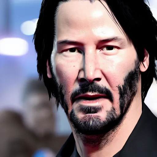 Prompt: Keanu reeves in Call of duty vanguard 4K detailed super realistic