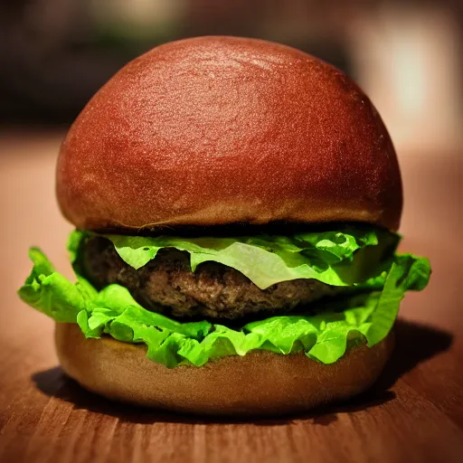 Image similar to A Burger made by HowToBasic, Realistic, HDR, Clear Image, HDD, RTX ON,
