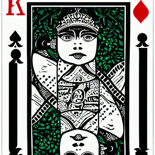 Image similar to a playing card