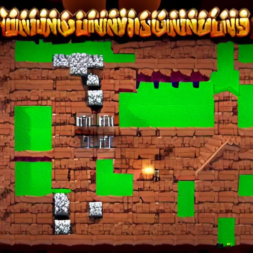 Image similar to Donkey Kong Country level depicting a beautiful mine with shiny crystals on the wall, floating barrels and minecarts. In-game screenshot