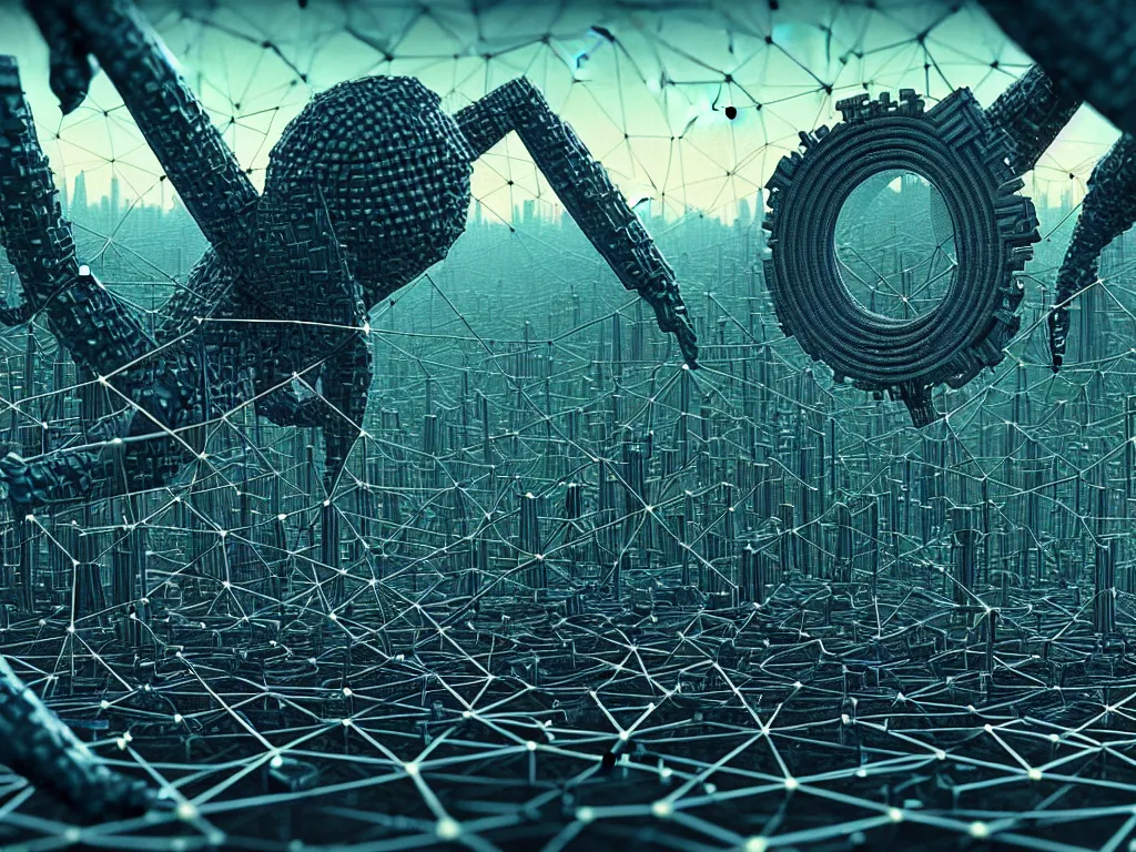 Prompt: highly detailed photo of what did you find on the blockchain?, trending on deviantart, neo surrealism, sharp focus, 4 k, a lot of little details, octane, masterpiece, art by max ernst