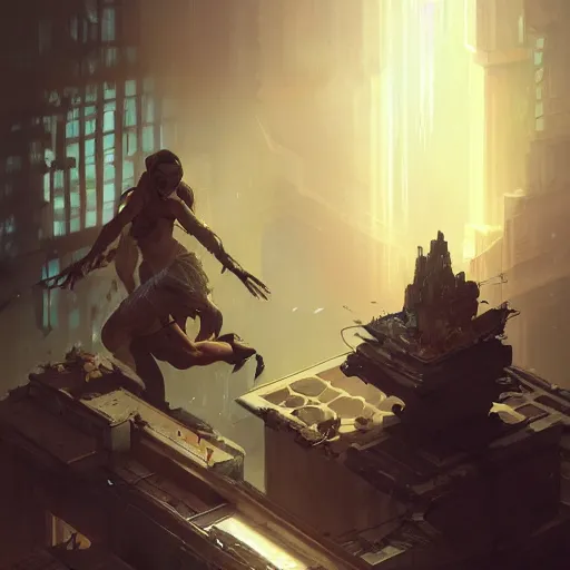 Prompt: isometric Dead Space action role playing game by artgerm and greg rutkowski, alphonse mucha, cgsociety and beeple highly detailed, sharp focus, cinematic lighting, illustration, art, octane render, Unreal Engine Lumen, very coherent. cinematic, hyper realism, high detail, octane render, 8k