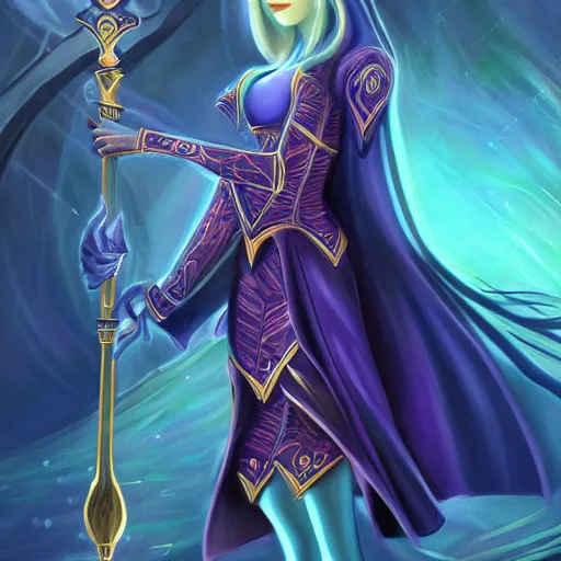 Image similar to beautiful dark magician girl, full body, mystical, ultra detailed, 4 k, ultra - realistic painting.