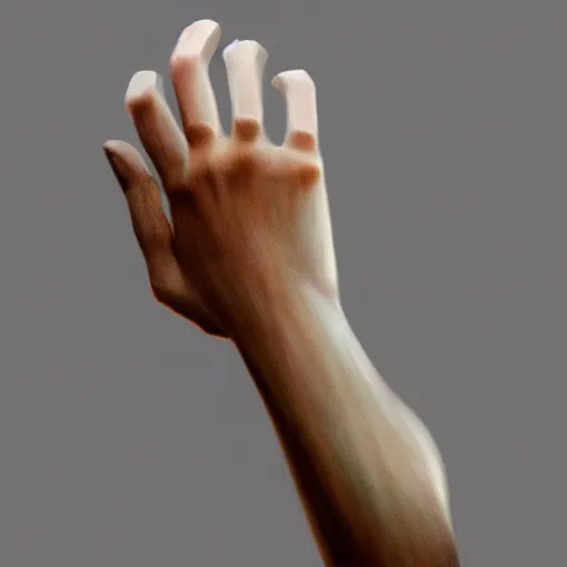 Prompt: a human's hand, realist, render, 8k