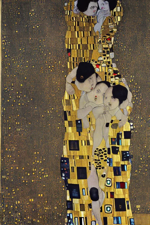 Prompt: Shanghai by Gustav Klimt