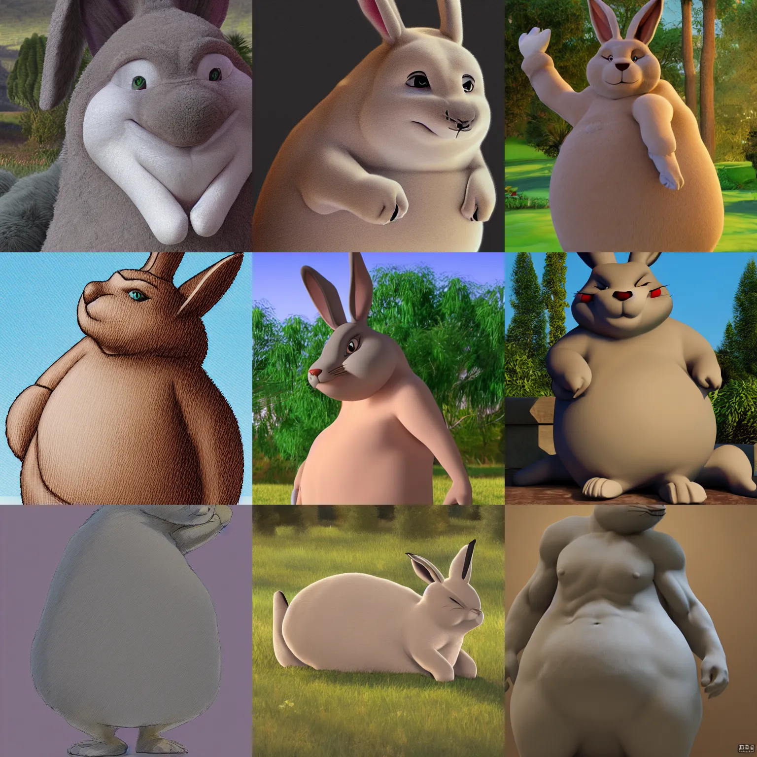 Prompt: big chungus,detailed,8k