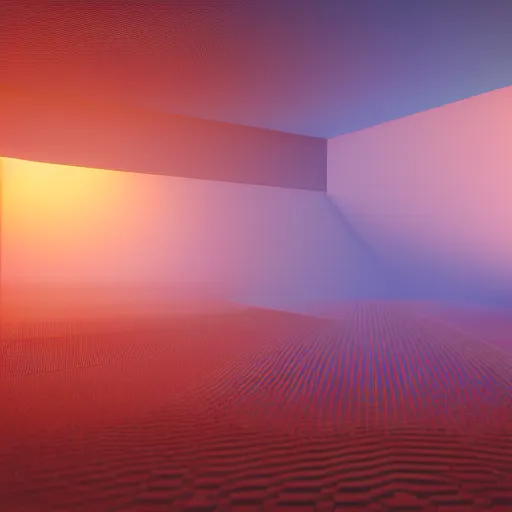 Prompt: photorealistic 3 d rendering of 3 d cellular automaton. highly detailed octane render and vray with natural light and organic colours orange and blue, volumetric lighting, raytracing, mist, smoke, rays of light, mystical and mysterious, 2 4 mm lense, iso 4 0 0, imax 7 0 mm footage unreal engine