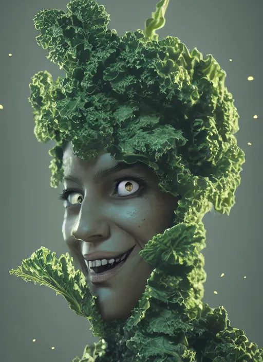 Prompt: biohazard portrait of kale!! tony kale bioshock, au naturel, hyper detailed, digital art, trending in artstation, cinematic lighting, studio quality, smooth render, unreal engine 5 rendered, octane rendered, art style by klimt and nixeu and ian sprigger and wlop and krenz cushart