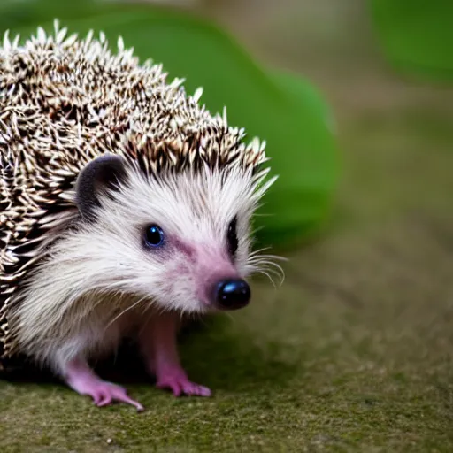 Image similar to a hedgehog using a calculator