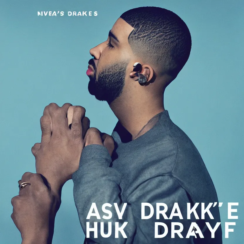 Image similar to an album cover for drake's album honestly nevermind, 4 k, award winning, super high quality