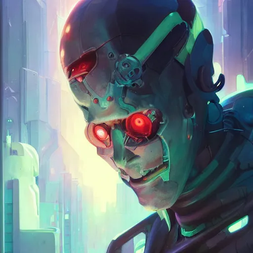 Image similar to a portrait of a cybernetic nightcrawler, cyberpunk concept art by pete mohrbacher and wlop and artgerm and josan gonzales, digital art, highly detailed, intricate, sci-fi, sharp focus, Trending on Artstation HQ, deviantart, unreal engine 5, 4K UHD image
