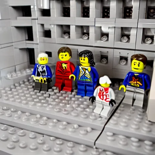 Prompt: lego being john malkovich