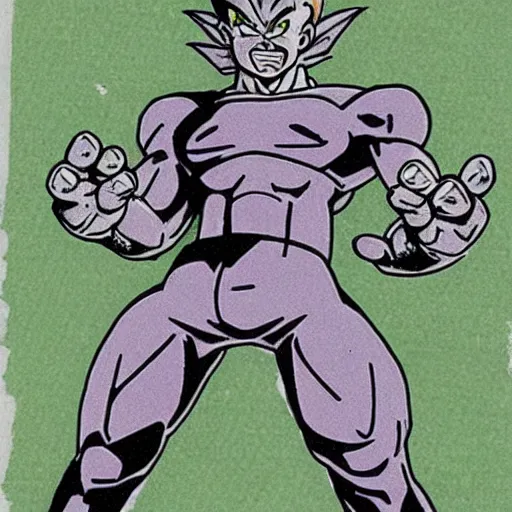 Image similar to DBZ Cell, Perfect Cell, drawn by Michelangelo