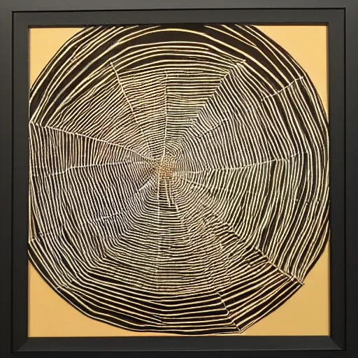 Prompt: robert wyatt weaving his spider web, highly detailed, 4 k