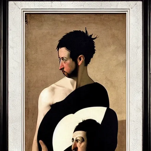 Image similar to NIN poster by Caravaggio.