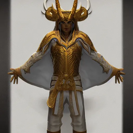 Image similar to the exalted , concept art, trending on artstation 3D.