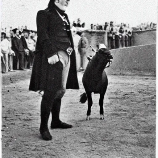 Image similar to photo of count hasimir fenring watching a salusan bullfight