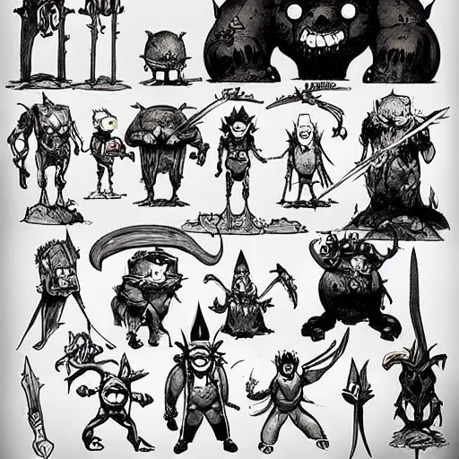 Image similar to “frank frazetta designed adventure time character design concepts, swords characters items, by frank frazetta”