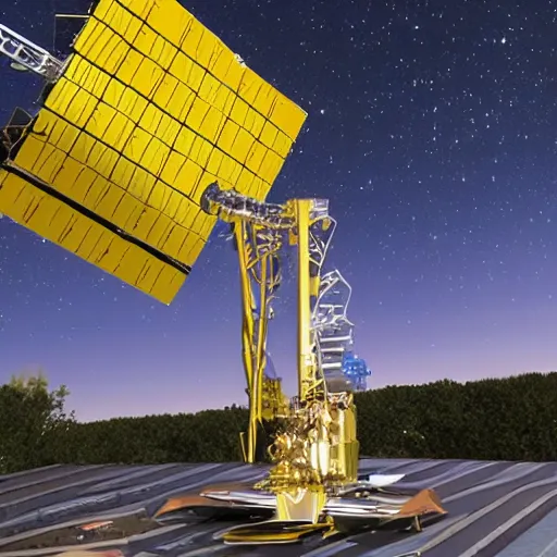 Prompt: Create a galaxy take with james webb telescope