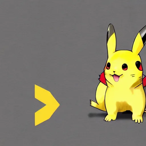 Image similar to merge of pikachu and a cute kitten