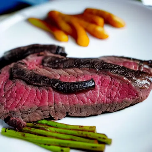 Image similar to earthworm on a medium steak