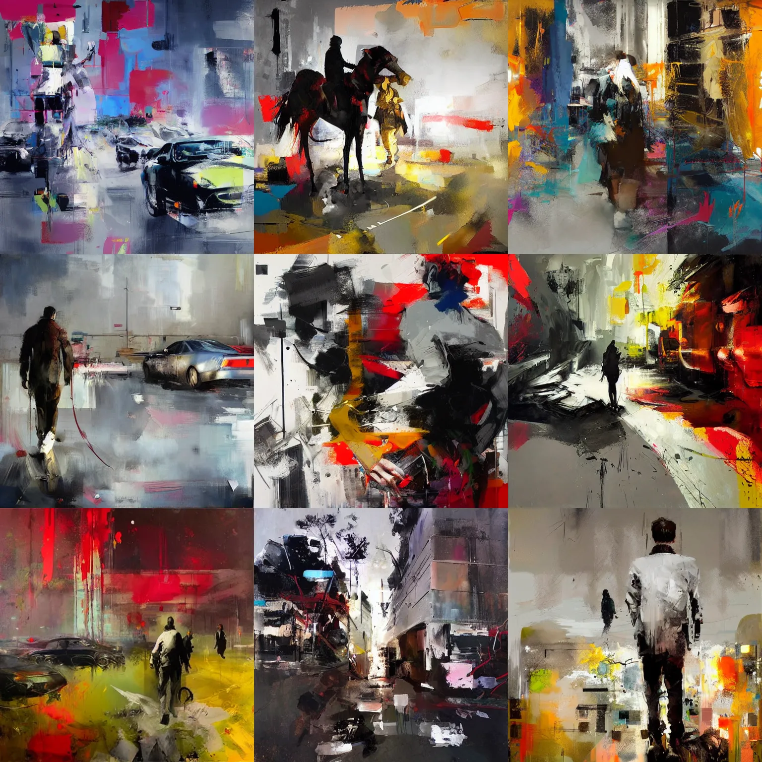 Prompt: artwork by adrian ghenie