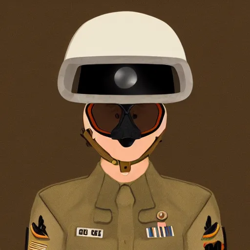 Prompt: soldier fox wearing helmet and sunglasses, three quarter portrait, digital art, award winning, beautiful, fluffy