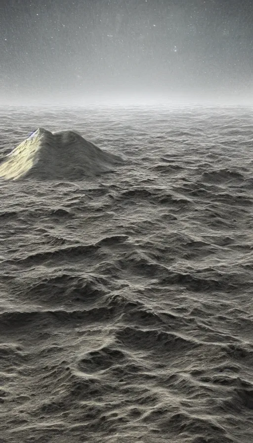 Image similar to the end of the world, with 3 d render
