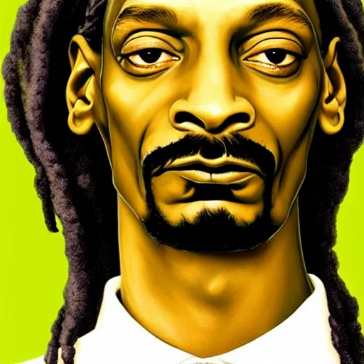 Image similar to Perfectly-centered portrait-photograph of Snoop Dogg with marijuana , lifelike, super highly detailed, professional digital painting, artstation, concept art, smooth, sharp focus, extreme illustration, Unreal Engine 5, Photorealism, HD quality, 8k resolution, cinema 4d, 3D, beautiful, cinematic, art by artgerm and greg rutkowski and alphonse mucha and loish and WLOP