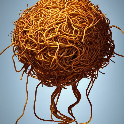 Image similar to hyperrealistic dslr film still of anthropomorphous flying spaghetti, pastafarianism, stunning 8 k octane comprehensive 3 d render, inspired by istvan sandorfi & greg rutkowski & unreal engine, perfect symmetry, dim volumetric cinematic lighting, extremely hyper - detailed, extremely lifelike attributes & lifelike texture, intricate, masterpiece, artstation, stunning