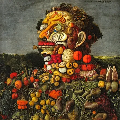 Image similar to a house by arcimboldo, giuseppe