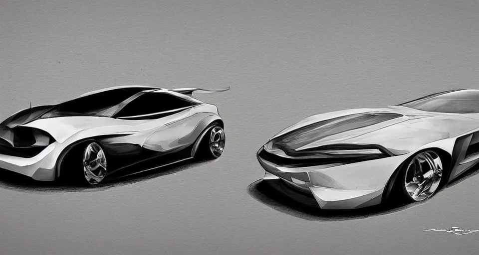 Prompt: Automotive design art, digital art,