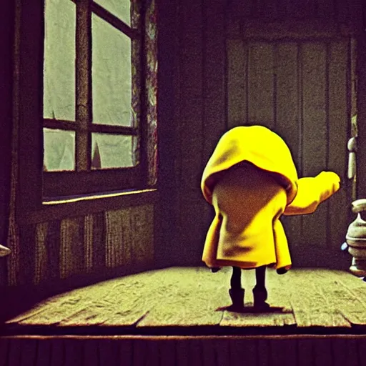 Image similar to six from little nightmares, little nightmares