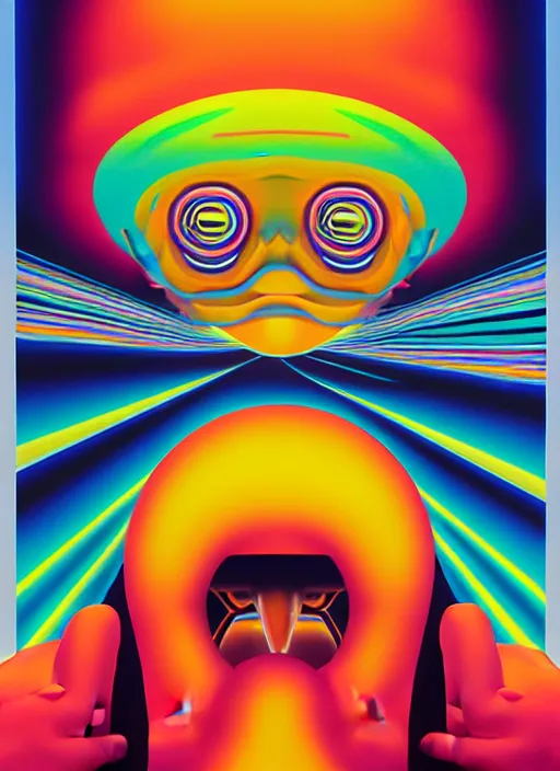 Image similar to head explosion by shusei nagaoka, kaws, david rudnick, airbrush on canvas, pastell colours, cell shaded!!!, 8 k