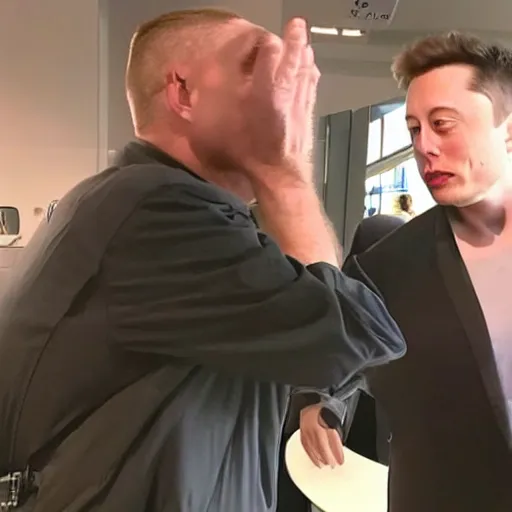 Prompt: unhappy elon musk getting a vasectomy