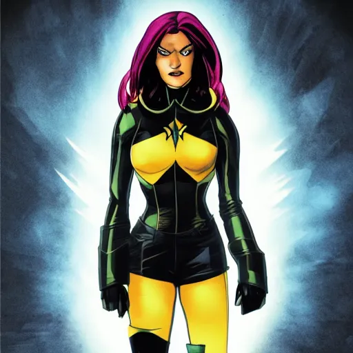 Prompt: Rogue from The X-Men