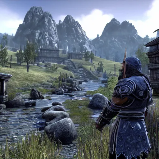 Image similar to hd screenshot of the elder scrolls 6