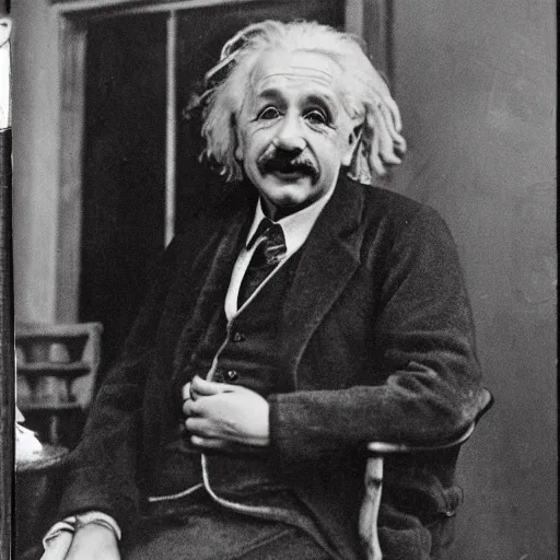 Prompt: the face of Albert Einstein at 5 year old