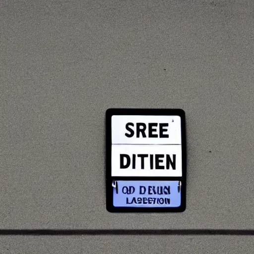 Prompt: A street sign that reads 'Latent Diffusion'