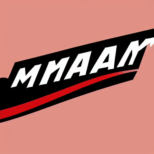 Image similar to a minimalist redesign of the miami heat logo