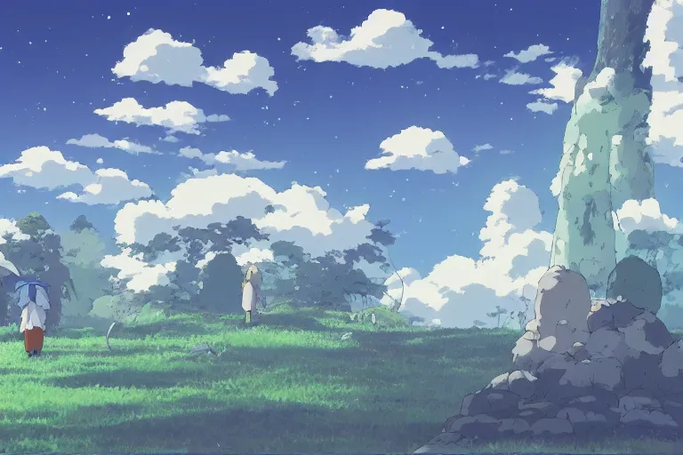 Prompt: landscape of the eternal rest, various styles, award - winning, studio ghibli, 4 k