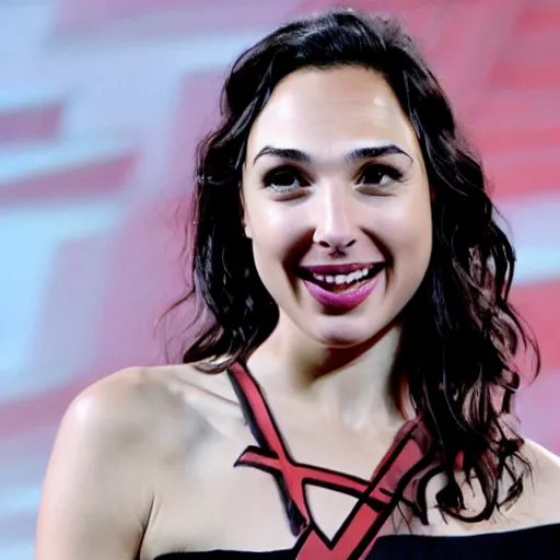 Prompt: gal gadot snake tongue