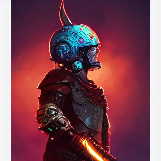 Image similar to cyberpunk viking helmet mask warrior goddess robot ninja fantasy, art gta 5 cover, official fanart behance hd artstation by jesper ejsing, by rhads, makoto shinkai and lois van baarle, ilya kuvshinov, ossdraws